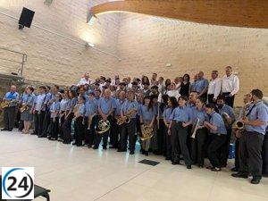 La Banda 'La Moncaína' celebra el 40 aniversario de Danbolin con un viaje a Basauri.