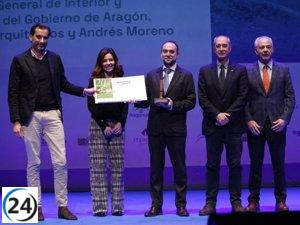 La Base de Emergencias de Villanueva de Gállego destaca como la mejor obra pública en los Premios Aragoneses de Construcción.