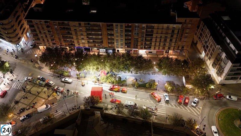 Casi la mitad de los 200 evacuados en Huesca ya tiene nuevo hogar tras el riesgo de colapso en sus edificios.