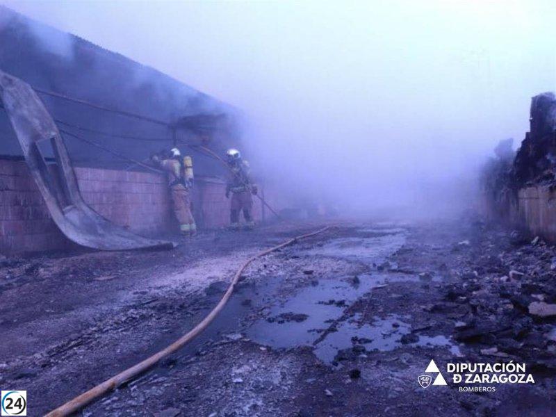 Incendio en granjas porcinas de Sancho Abarca causa la muerte de 1.500 lechones y 25 cerdas reproductoras.