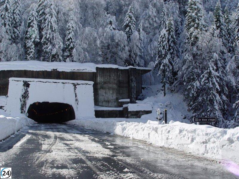 El Gobierno asigna 21,5 millones para mantener el túnel de Somport y sus entradas.