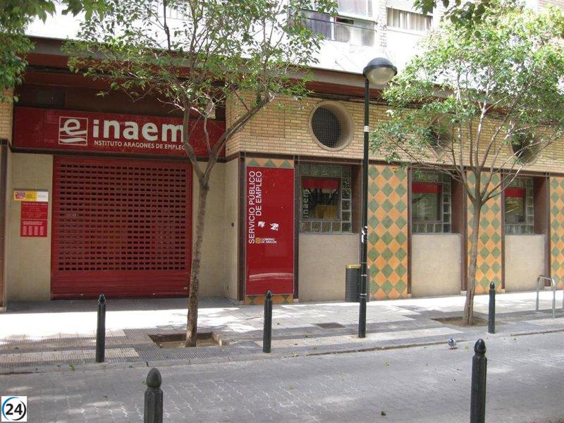 El desempleo en Aragón disminuye en 2.344 personas, alcanzando un total de 48.454 en 2025.