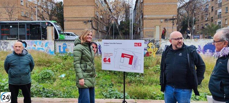 Alegría promete implementar la Ley de Vivienda y designar áreas críticas en Aragón si asume la presidencia.