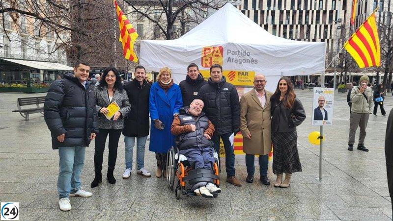 Izquierdo (PAR) aboga por una auténtica red de Cercanías para enriquecer Zaragoza y su comunidad.