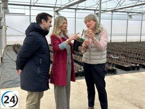 Mar Vaquero resalta a Viveros Verón como símbolo del potencial aragonés.