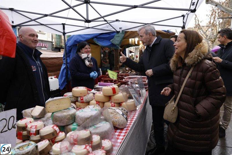 Azcón urge a apoyar al PP para proteger a Aragón de los trasvases hídricos y la carga fiscal.