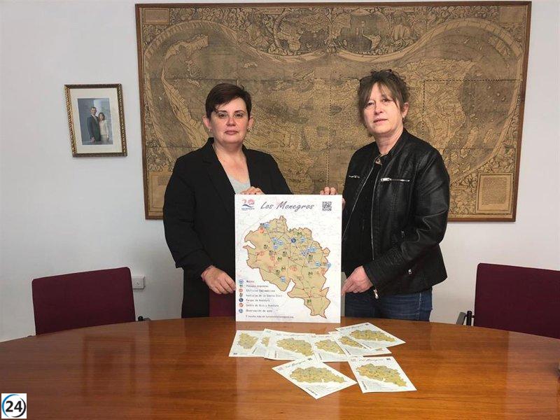 Los Monegros edita un mapa didáctico para usar en centros educativos.