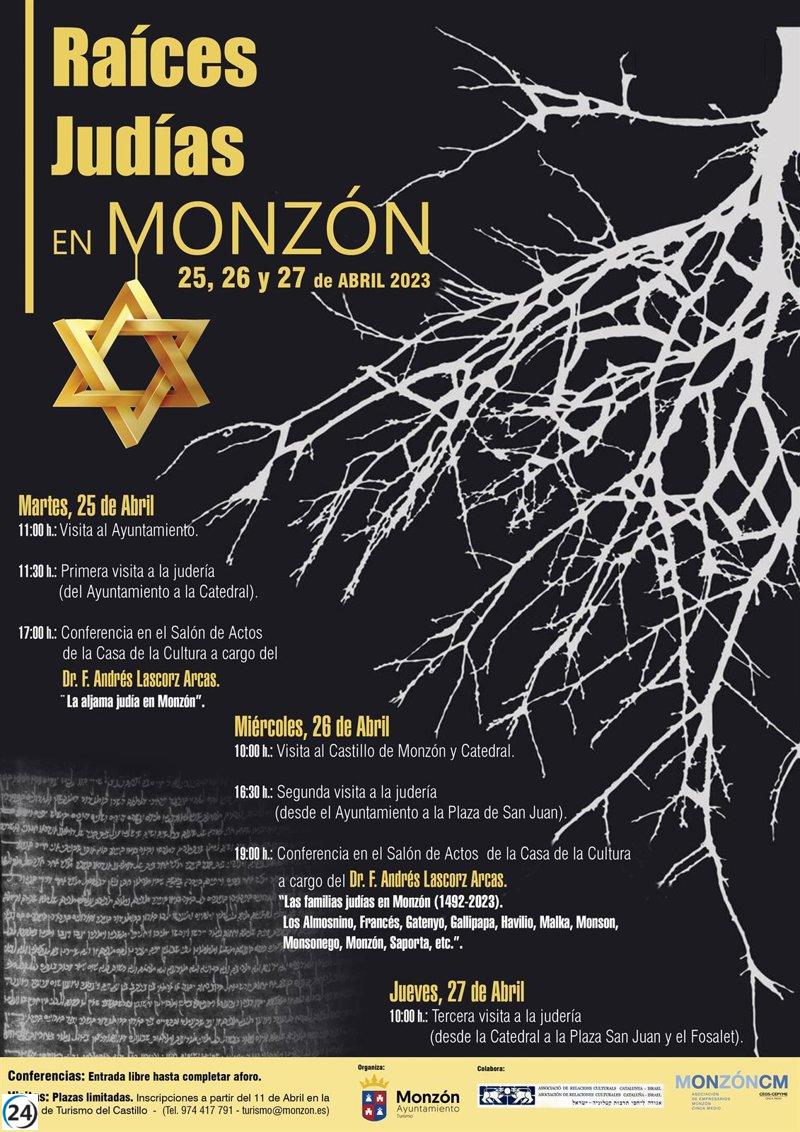 Monzón (Huesca) se enriquece con las Jornadas sobre las Raíces Judías.