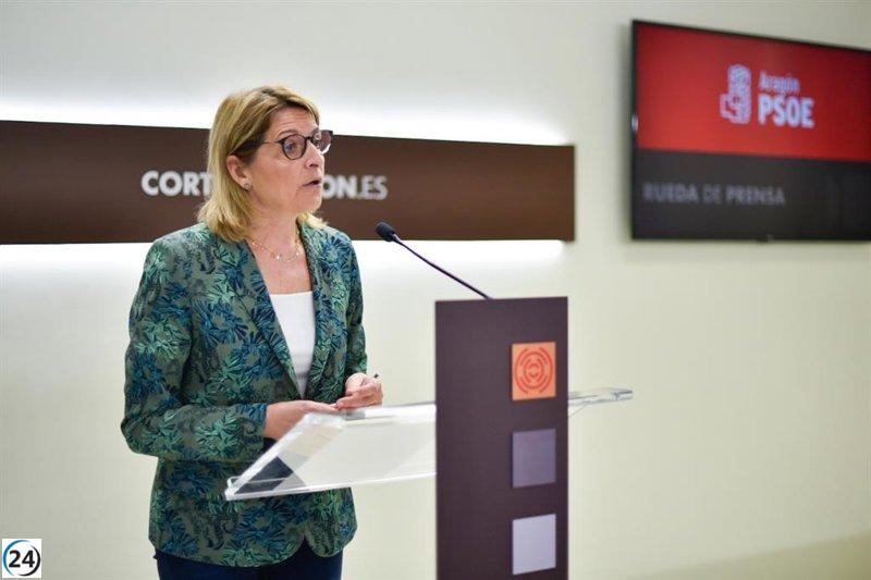Zamora (PSOE) acusa al PP de manipulación en políticas sociales en Aragón.