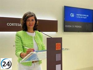 Orós (PP) cuestiona la autocomplacencia del gobierno de Lambán mientras muchos aragoneses sufren