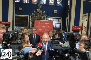 Lambán opina que no hay que precipitarse en futuras alianzas con Aragón Existe.