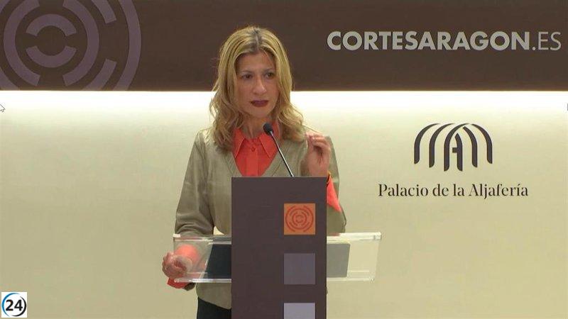 Lambán aumenta impuestos y empeora servicios, según Vaquero del PP.
