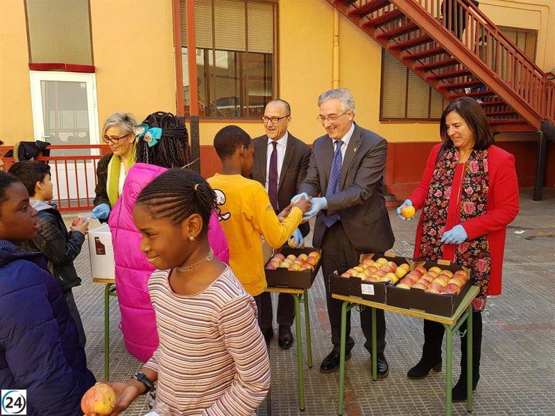 El Gobierno de Aragón reintroduce programa escolar de consumo de alimentos saludables.