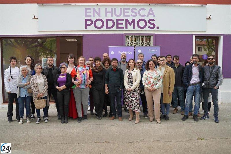 Podemos lanza una candidatura para restaurar el progreso en Huesca.