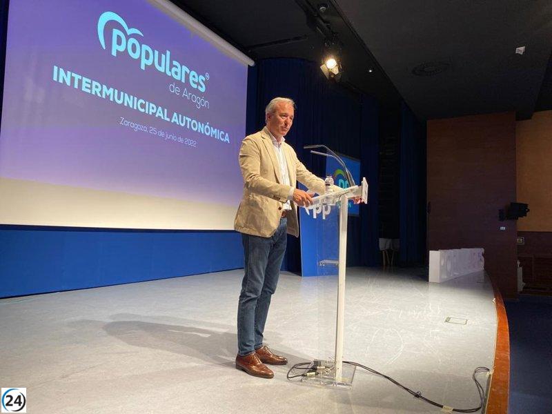 El PP domina el 95% de los ayuntamientos en Aragón con 694 listas municipales.