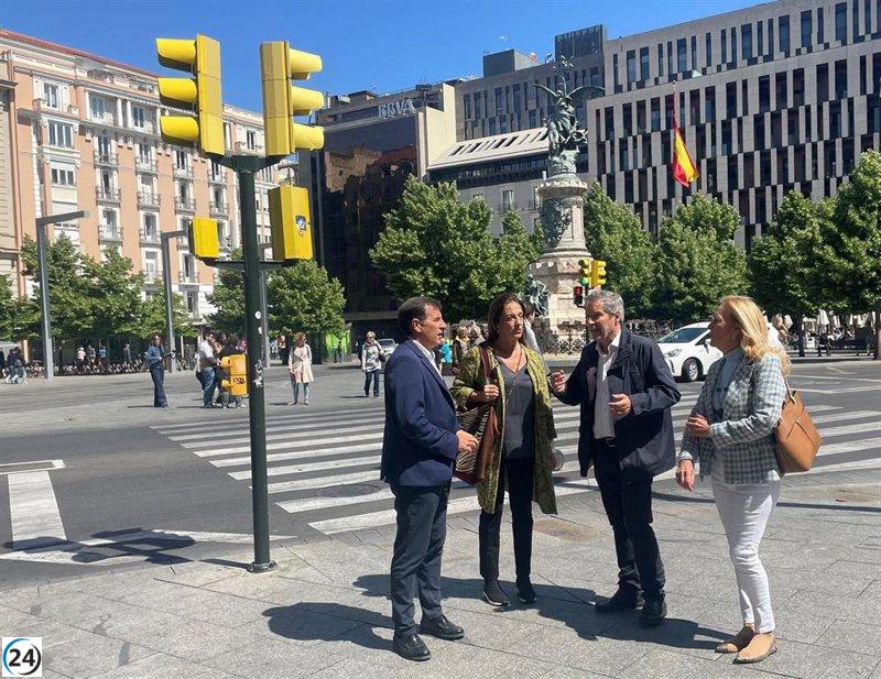 Ciudadanos propone peatonalización de calles en festivos en Zaragoza.