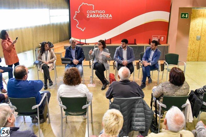 Granados destaca compromiso del PSOE con personas y políticas sociales en Utebo.
