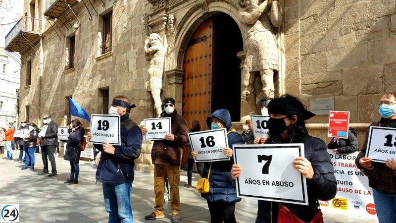 Colectivos y ciudadanos demandan al Gobierno de Aragón por la OPE de estabilización