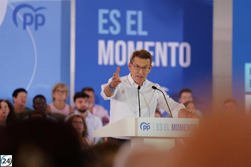 Feijóo busca el apoyo de moderados y decepcionados con Sánchez para repetir éxito en Andalucía.
