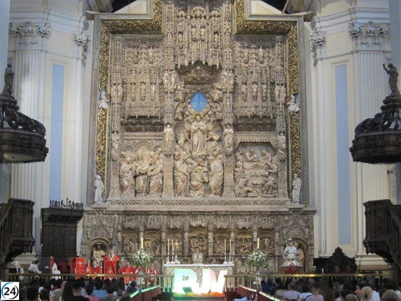 La Basílica del Pilar de Zaragoza acoge a miles de jóvenes de diferentes países en su ruta a la JMJ.