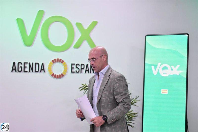 Buxadé (VOX) insta al PP a no negociar con la vida de los aragoneses y murcianos.