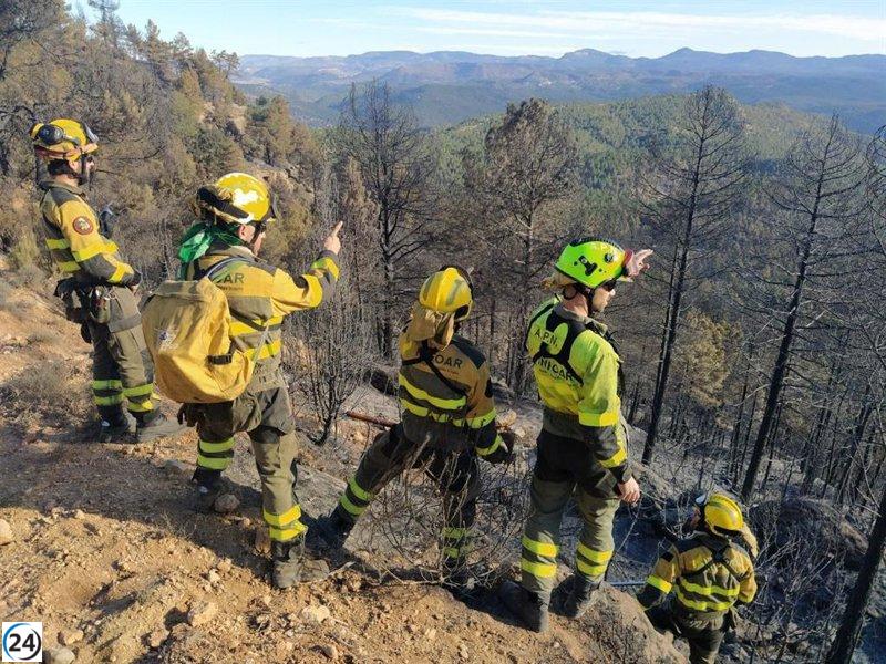 Alerta Roja por incendios forestales en Jalón, Moncayo, Aranda y Sierras Ibéricas Centrales