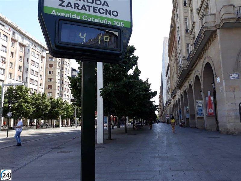 El Ayuntamiento de Zaragoza extiende alerta por ola de calor hasta el viernes