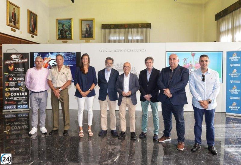 Gran encuentro de pilotos en Zaragoza para el Campeonato de España de Rallyes Todo Terreno con participación récord de hasta 70 competidores.
