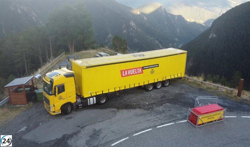 Correos traslada La Vuelta 23 a Teruel para una etapa en montaña