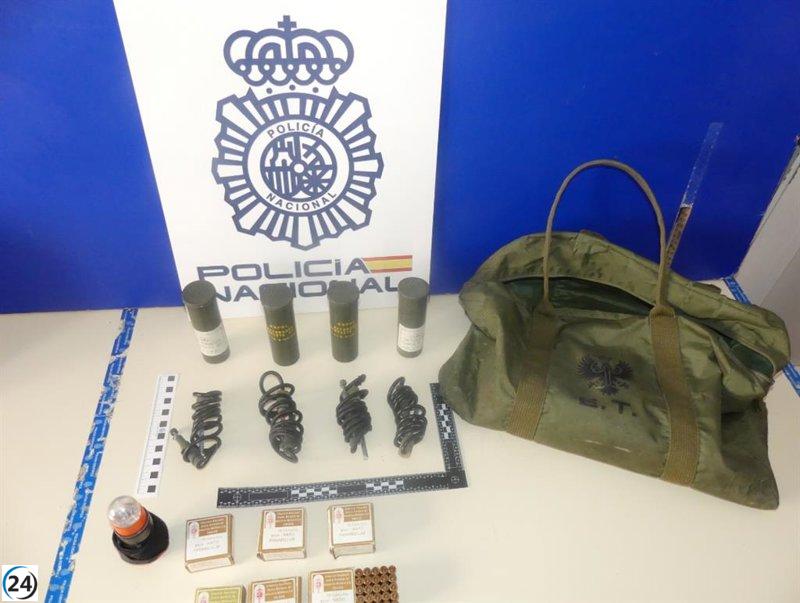 La Policía Nacional incauta detonadores y munición militar en trastero de Jaca (Huesca)