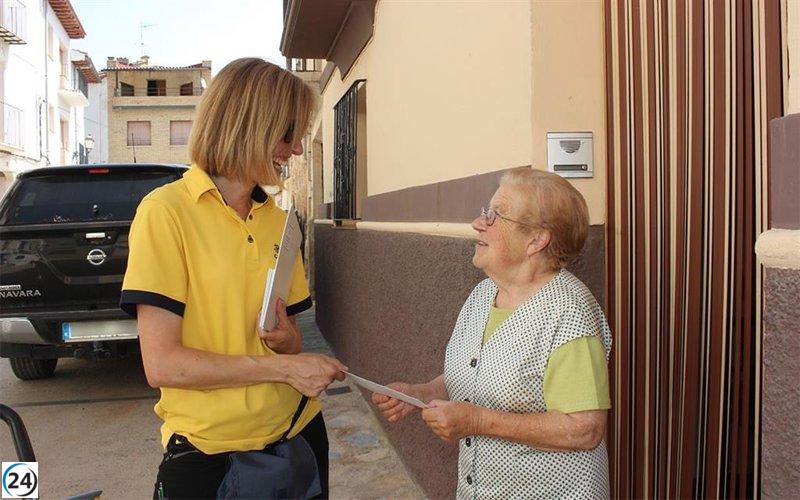Correos entrega 6.461 distintivos ambientales de la DGT en Teruel en lo que va del año