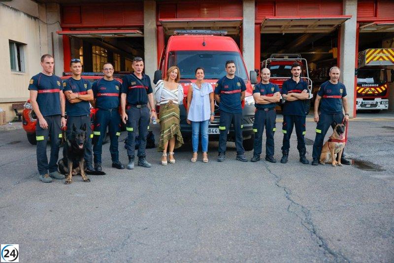 Bomberos de Zaragoza llevan su especialidad en salvamento a Marruecos para ayuda en rescates.