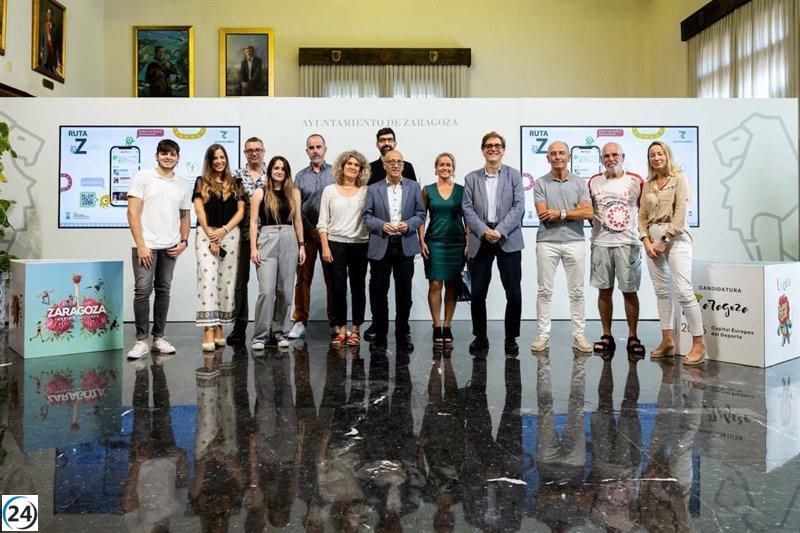 Ayuntamiento y Universidad de Zaragoza lanzan app Ruta Z para fomentar el caminar como saludable hábito