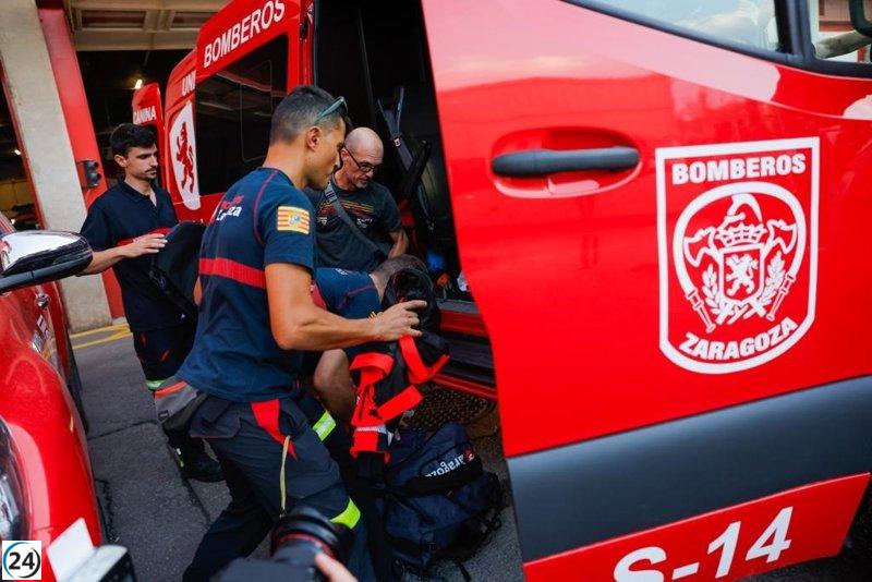 Bomberos zaragozanos viajan a Marrakech para ayudar en áreas rurales.