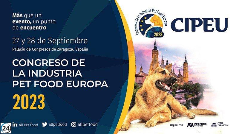 La próxima semana, Zaragoza será sede de CIPEU 2023, donde más de 40 marcas líderes de la industria europea de nutrición para mascotas se congregarán.