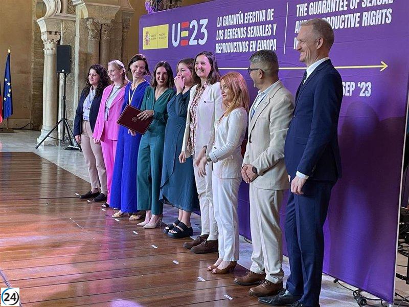 Irene Montero se compromete con su partido a avanzar en la defensa de los derechos feministas