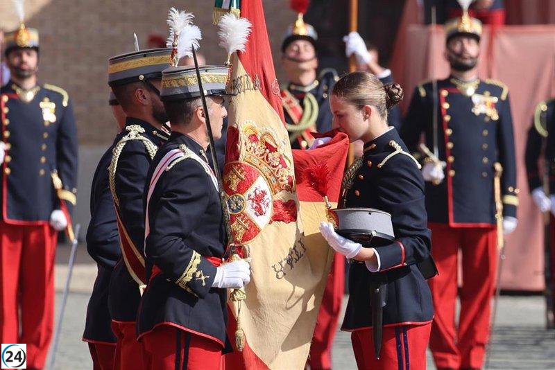 La Princesa Leonor juramenta ante los Reyes en Zaragoza