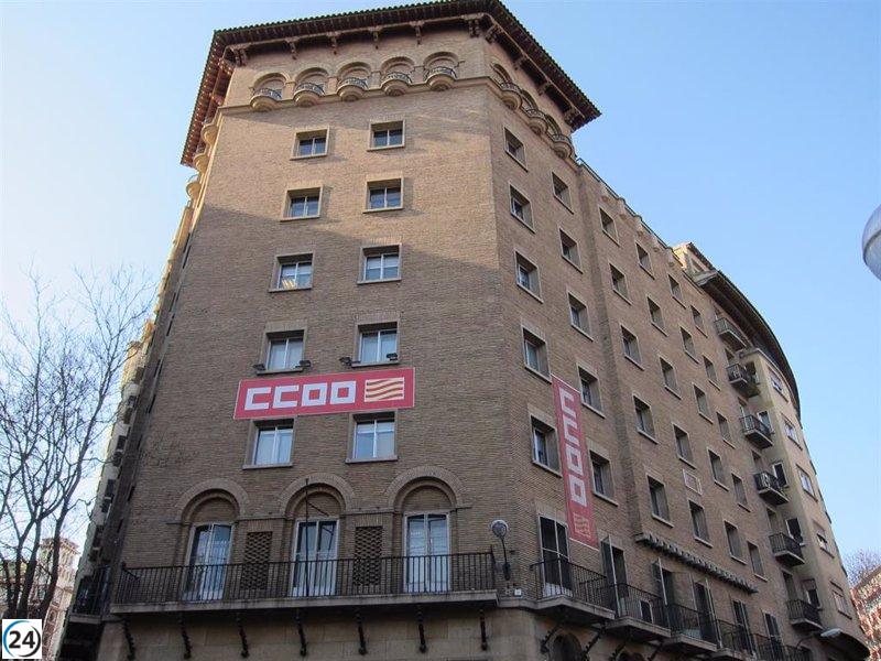 CCOO Aragón defiende el aumento salarial y la moderación de precios como solución para contrarrestar los impactos de la inflación.