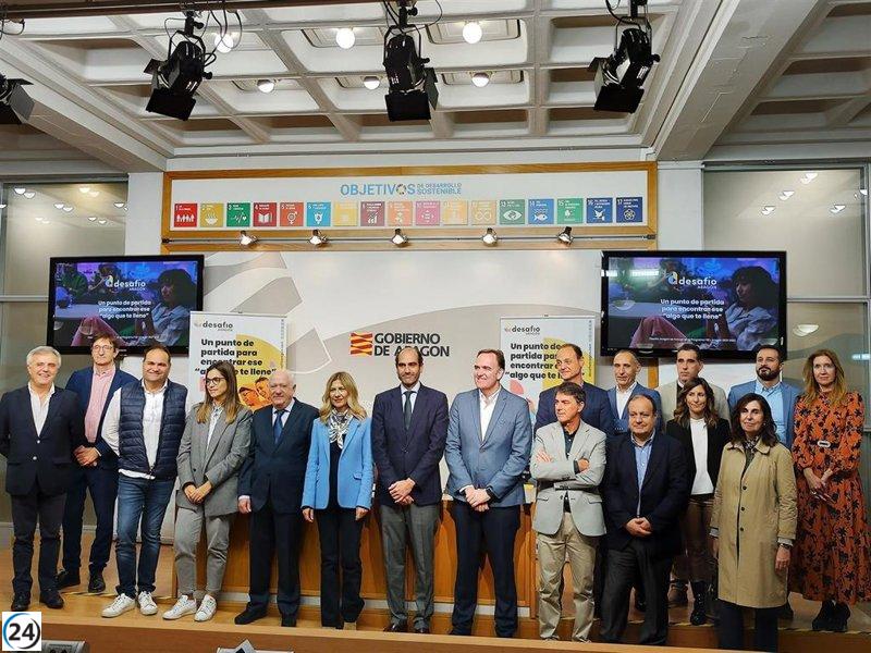Lanzamiento del ambicioso programa 'Desafío Aragón', destinado a impulsar el empleo de 6.750 jóvenes de 16 a 29 años, con una inversión de 9,3 millones de euros.