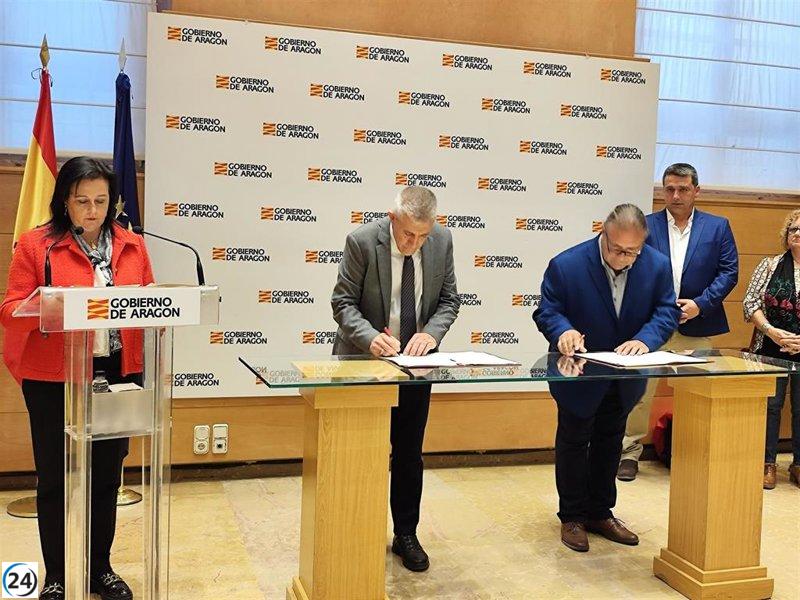 El Gobierno de Aragón y la Red Aragonesa de Desarrollo Rural pactan acuerdo millonario para generar 900 empleos.