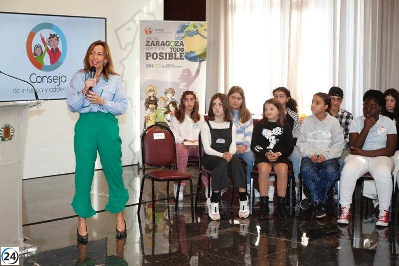Chueca da la bienvenida a las ideas de los jóvenes de Zaragoza para un futuro sostenible en la ciudad.