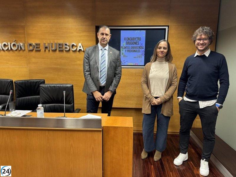 La Diputación Provincial de Huesca impulsa el II Encuentro Aragonés de Plantas Aromáticas y Medicinales para fomentar el conocimiento y la valoración de la flora medicinal.