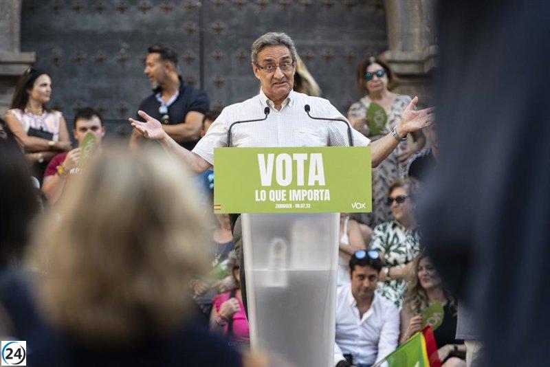 Calvo (VOX) asegura que Abascal utilizó una