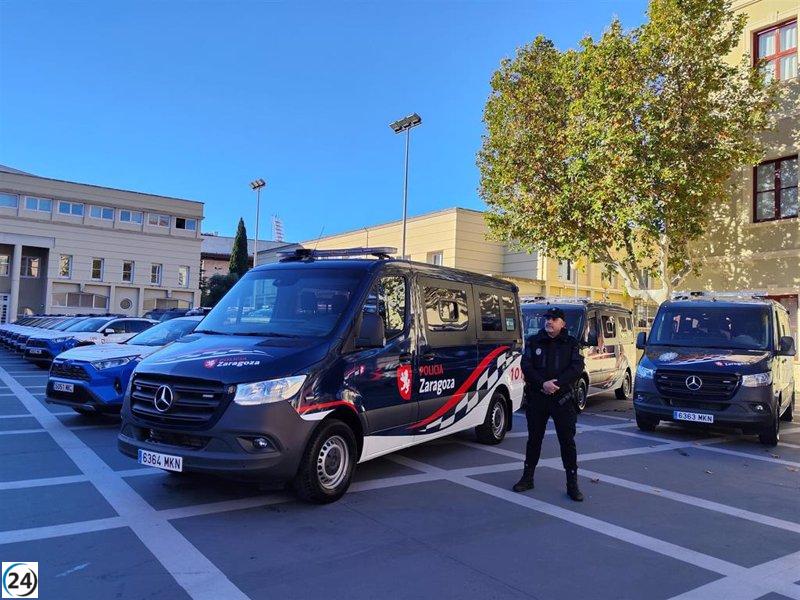 Chueca impulsa la seguridad de Zaragoza con la incorporación de 21 modernos vehículos de Policía Local